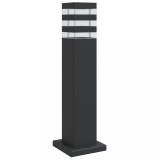 Cumpara ieftin Lampa de podea de exterior, negru, 50 cm, aluminiu