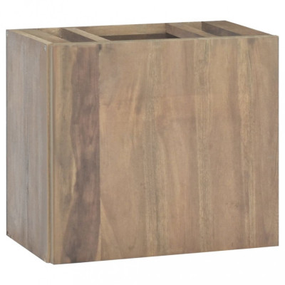 vidaXL Dulap pentru baie de perete, 45x30x40 cm, lemn masiv de tec foto