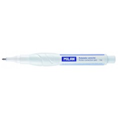 Corector Creion Milan, 7 ml, Varf cu Bila, Culoare Corp Alb, Corector Tip Creion, Instrumente de Scris si Corectat, Accesorii Corectat Birou, Accesori