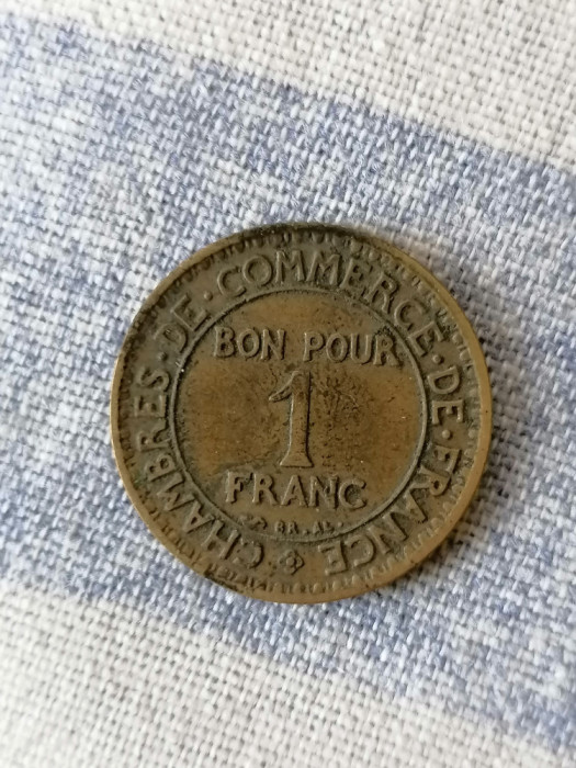 MONEDA- 1 FRANC 1924 - FRANTA