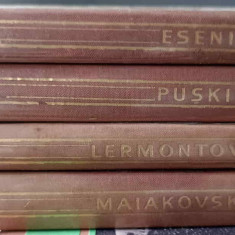 SET 4 CARTI LILIPUT, VERSURI: ESENIN, PUSKIN, LERMONTOV, MAIAKOVSKI-ESENIN, PUSKIN, LERMONTOV, MAIAKOVSKI