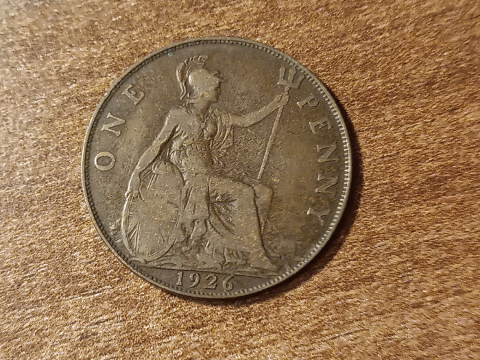 M3 C50 - Moneda foarte veche - Anglia - one penny - 1926