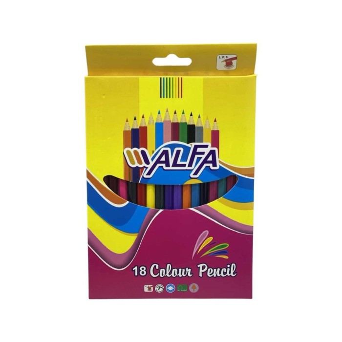 Set creioane colorate 18 bucati