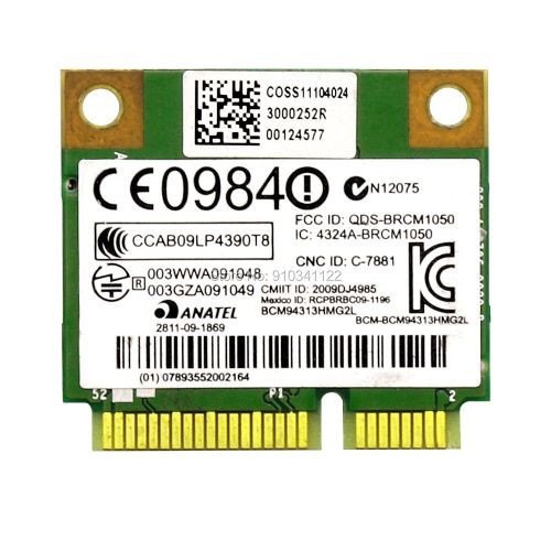 279.Modul/Placa retea wifi wireless wifi laptop QDS-BRCM1050