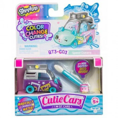 Masinuta Moose Toys Shopkins Cutie Cars S3 Color Change Speed Camera foto