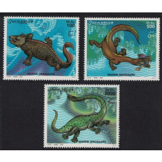 Somalia 2000 - Fauna marina preistorica, serie neuzata