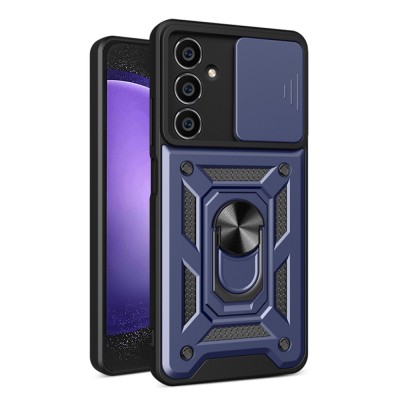 Husa Samsung Galaxy S23 FE protectie camera Techsuit CamShield Series, albastru foto
