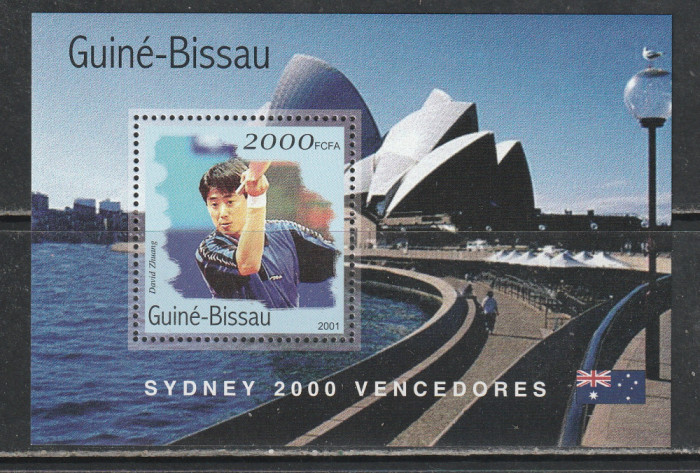 Guinea Bissau 2001 - Medaliati la Jocurile Olimpice de Vara Sidney S/S 1v MNH