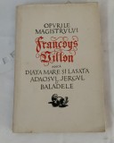 Opurile magistrului Francois Villon