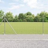 vidaXL Gard de c&acirc;mp 1.2x25 m Oțel zincat