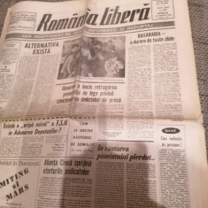 Ziar Romania Libera - Miercuri 20 Martie 1991