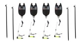 Set 4 senzori cu 4 swingere cu led si 4 picheti