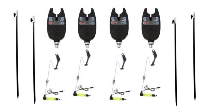 Set 4 senzori cu 4 swingere cu led si 4 picheti foto