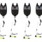 Set 4 senzori cu 4 swingere cu led si 4 picheti