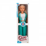 Cumpara ieftin Papusa Clara in tinuta sportiva, Dollz n More, Verde, 80 cm