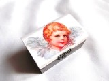 Cutie din lemn decorata cu ingeras 35264