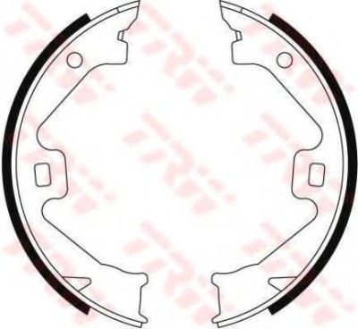 Set saboti frana, frana de mana ROVER 75 (RJ) (1999 - 2005) TRW GS8469 foto