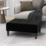 Cumpara ieftin Taburet, negru, 78x56x32 cm, catifea
