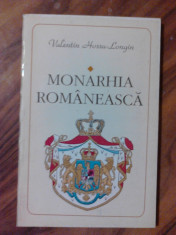 MONARHIA ROMANEASCA - VALENTIN HOSSU LONGIN (expediere 6 lei/gratuit) (4+1) foto