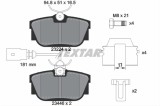 Set placute frana TEXTAR 2344605