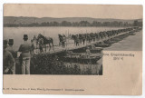 1916 Austria - armata Austro-Ungara trecand podul militar peste Dunare