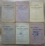 Revue d&#039;histoire et de philosophie religieuses// 6 volume, anii 1920