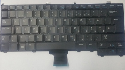 Tastatura laptop noua Dell Latitude E7440 E7420 E7240 Romania DP/N XFVG0 (without track point) foto