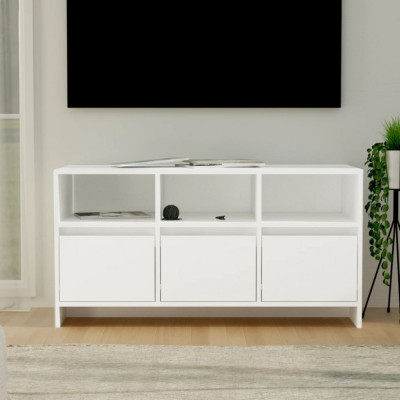 vidaXL Comodă TV, alb, 102x37,5x52,5 cm, PAL foto