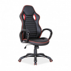 Scaun gaming SL Q105 negru - rosu foto