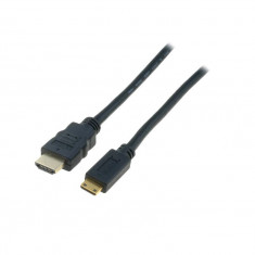 Cablu HDMI tata, mini HDMI tata, 2m, negru, ASSMANN, AK-330106-020-S, T199488