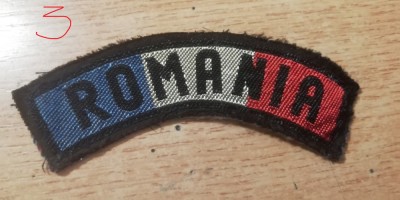 C7 150 - Ecuson tematica nationala - steag Romania - piesa de colectie foto