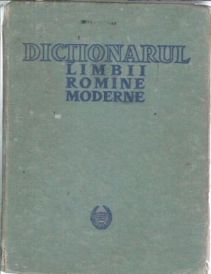 Dictionarul limbii romane moderne foto