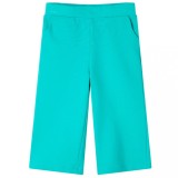 Pantaloni pentru copii cu picioare largi, verde mentă, 116, vidaXL