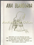 Balanta Cu Un Singur Talger - Ana Blandiana