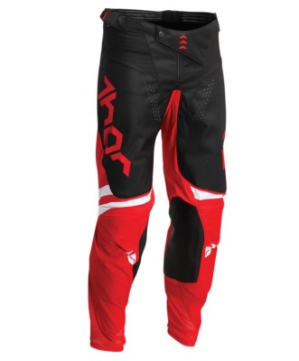 Pantaloni enduro motocross THOR Pulse Cube Red foto