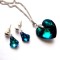 set cu cristale verzi 44799