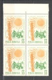 Romania.1966 Congresul cooperativelor agricole bloc 4 TR.61