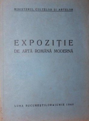 EXPOZITIE DE ARTA ROMANA MODERNA foto