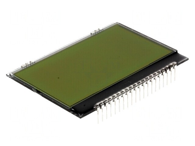 Afișaj LCD Grafic 128x64 Galben-Verde