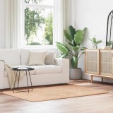 VidaXL Covor shaggy cu pom &icirc;nalt, NAVARRA, bej, 120x170 cm, poliester