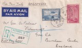 FILATELIE TEMATICA - PLIC CANADA TEMATICA AVION AVIOANE AVIATIE AIRMAIL, Stampilat