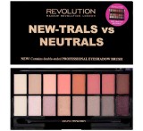 Paleta farduri pleoape Makeup Revolution New-Trals vs Neutrals
