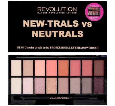 Paleta farduri pleoape Makeup Revolution New-Trals vs Neutrals foto