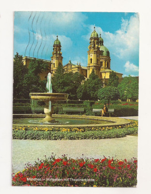 FA44-Carte Postala- GERMANIA - Munchen, Royal Garden, circulata 1978 foto