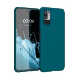 Husa Kwmobile pentru Xiaomi Redmi Note 10 5G, Silicon, Albastru, 54947.224