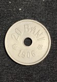 Moneda 20 bani 1906 J