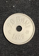 Moneda 20 bani 1906 J