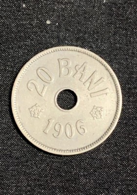 Moneda 20 bani 1906 J foto