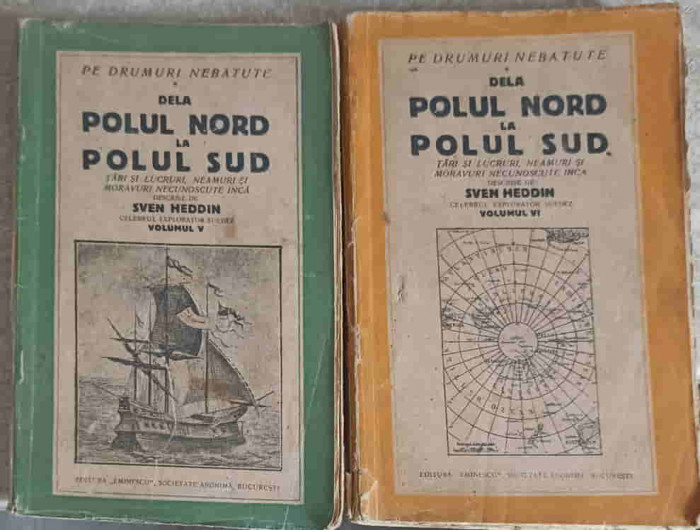PE DRUMURI NEBATUTE DELA POLUL NORD LA POLUL SUD VOL.5-6-SVEN HEDDIN-248594