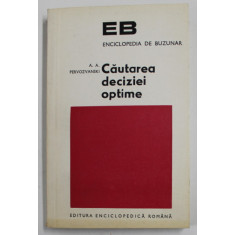 CAUTAREA DECIZIEI OPTIME de A.A. PERVOZVANSKI , 1974